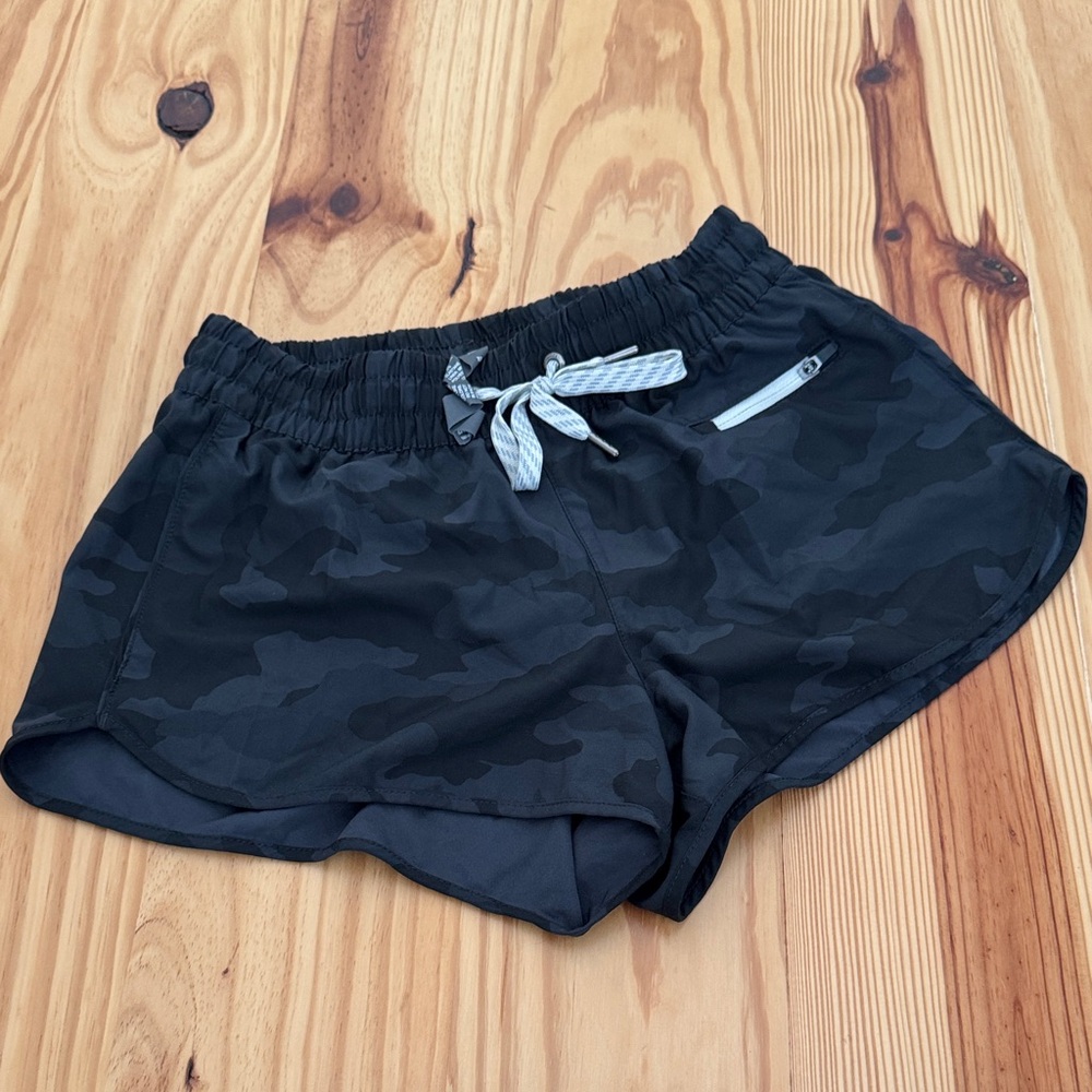 Vuori Dark Camouflage Women's Athletic Shorts